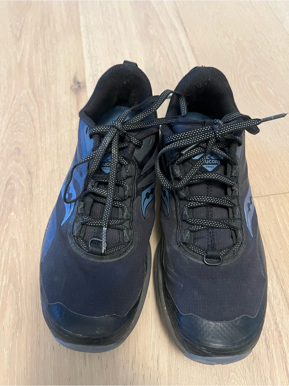 Saucony Black and Navy Women's Trail Running Shoes